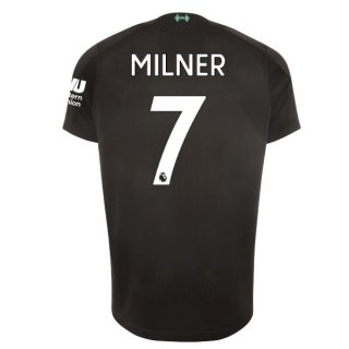 Maglia Liverpool NO.7 Milner Terza 2019 2020 Nero Maglia Liverpool NO.7 Milner Terza 2019 2020 Nero
