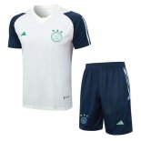 Maglia Formazione Ajax Set Completo 2023 2024 Bianco