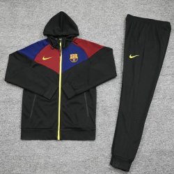 Felpa Barcellona 2020 2021 Nero Rosso