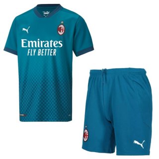 Maglia AC Milan Terza Bambino 2020 2021 Blu Maglia AC Milan Terza Bambino 2020 2021 Blu