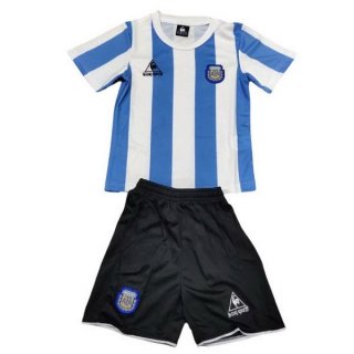 Maglia Argentina Home Bambino 1986 Blu Bianco Maglia Argentina Home Bambino 1986 Blu Bianco