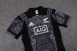 Thailandia Maglia All Blacks Maori 2017 2018 Nero