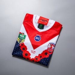 Thailandia Maglia Sydney Roosters Anzac 2018 Blu