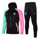 Giacca a Vento Barcellona 2020/2021 Nero Verde Rosa
