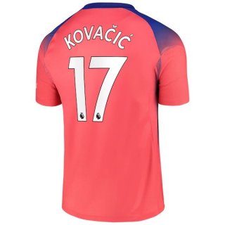 Maglia Chelsea NO.17 Kovacic Terza 2020 2021 Arancione Maglia Chelsea NO.17 Kovacic Terza 2020 2021 Arancione