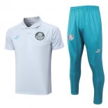 Polo Palmeiras Set Completo 2023 2024 Bianco Blu