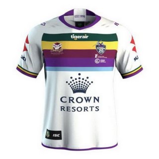 Thailandia Maglia Melbourne Storm Testimonial 2018 Bianco Thailandia Maglia Melbourne Storm Testimonial 2018 Bianco