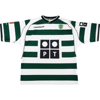 Thailandia Maglia Lisboa Reebok Replica Home Retro 2002 2003 Verde Thailandia Maglia Lisboa Reebok Replica Home Retro 2002 2003 Verde