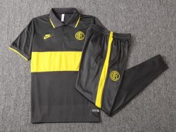 Polo Inter Milan Set Completo 2019 2020 Grigio Giallo