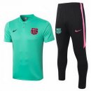 Polo Barcellona Set Completo 2020 2021 Verde Nero
