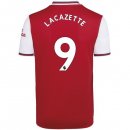 Maglia Arsenal NO.9 Lacazette Home 2019 2020 Rosso