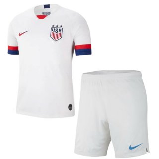 Maglia Stati Uniti Home Bambino 2019 Bianco Maglia Stati Uniti Home Bambino 2019 Bianco