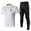 Polo Real Madrid Set Completo 2019 2020 Nero Bianco
