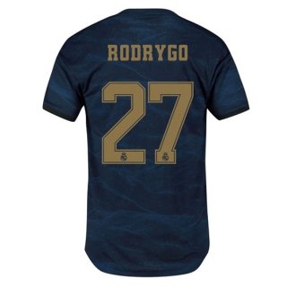 Maglia Real Madrid NO.27 Rodrygo Away 2019 2020 Blu Maglia Real Madrid NO.27 Rodrygo Away 2019 2020 Blu