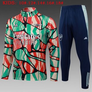 Bambino Felpa Allenamento Arsenal 2025 2026 Verde Rosso Bambino Felpa Allenamento Arsenal 2025 2026 Verde Rosso