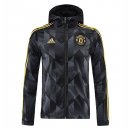 Giacca a vento Manchester United 2022 2023 Grigio Nero