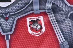 Thailandia Maglia St.George Illawarra Dragons 2017 2018 Grigio