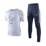 Maglia di Formazione Francia Set Completo 2019 Bianco Blu