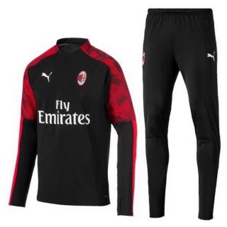 Felpa AC Milan 2019 2020 Nero Rosso Felpa AC Milan 2019 2020 Nero Rosso