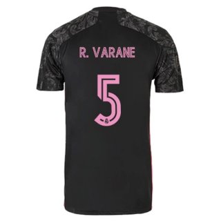 Maglia Real Madrid Terza NO.5 Varane 2020 2021 Nero Maglia Real Madrid Terza NO.5 Varane 2020 2021 Nero