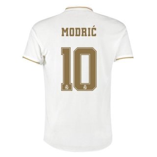 Maglia Real Madrid NO.10 Modric Home 2019 2020 Bianco Maglia Real Madrid NO.10 Modric Home 2019 2020 Bianco