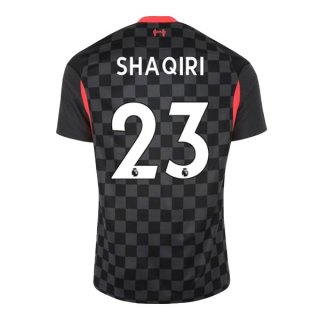 Maglia Liverpool NO.23 Shaqiri Terza 2020 2021 Nero Maglia Liverpool NO.23 Shaqiri Terza 2020 2021 Nero