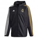 Giacca A Vento Real Madrid 2020 2021 Nero Giallo