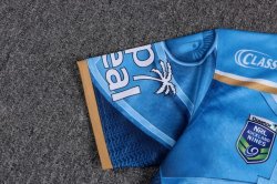 Thailandia Maglia Gold Coast Titans Classic 2017 2018 Blu