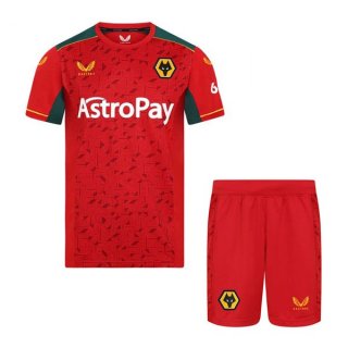 Maglia Wolves Home Bambino 2023 2024 Maglia Wolves Home Bambino 2023 2024