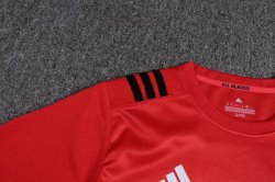 Maglia di Formazione Rugby All Blacks 2017 2018 Arancione Nero