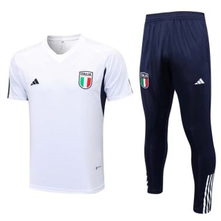 Maglia Italia Set Completo 2023 2024 Bianco Blu Maglia Italia Set Completo 2023 2024 Bianco Blu