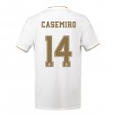 Maglia Real Madrid NO.14 Casemiro Home 2019 2020 Bianco