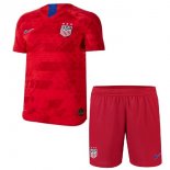 Maglia Stati Uniti Away Bambino 2019 Rosso