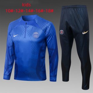 Bambino Felpa PSG 2023 Blu 3 Bambino Felpa PSG 2023 Blu 3