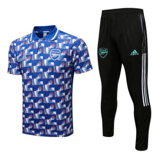 Polo Arsenal Set Completo 2022 2023 Blu Polo Arsenal Set Completo 2022 2023 Blu