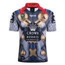 Thailandia Maglia Melbourne Storm Thor 2017 2018 Grigio