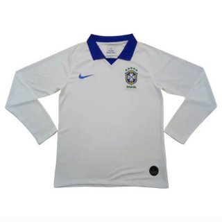 Maglia Brasile Away ML 2019 Bianco Maglia Brasile Away ML 2019 Bianco