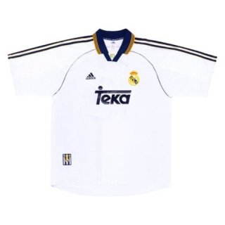 Thailandia Maglia Real Madrid Home Retro 1998 1999 Thailandia Maglia Real Madrid Home Retro 1998 1999