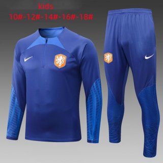 Bambino Felpa Paesi Bassi 2023 Blu 2 Bambino Felpa Paesi Bassi 2023 Blu 2