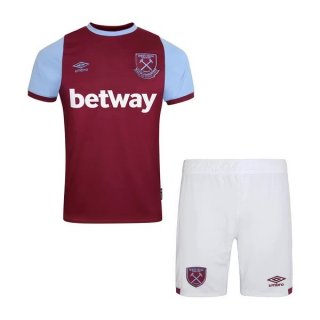 Maglia West Ham United Home Bambino 2020 2021 Rosso Maglia West Ham United Home Bambino 2020 2021 Rosso