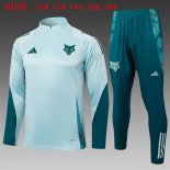 Bambino Felpa Allenamento Cruzeiro 2025 2026 Blu
