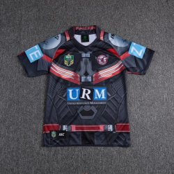 Thailandia Maglia Manly Sea Eagles Falcon 2017 2018 Nero