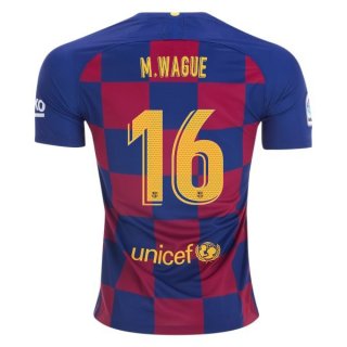 Maglia Barcellona NO.16 Wague Away 2019 2020 Giallo Maglia Barcellona NO.16 Wague Away 2019 2020 Giallo