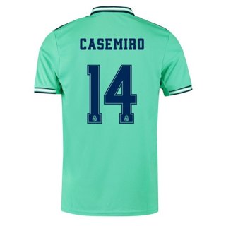 Maglia Real Madrid NO.14 Casemiro Terza 2019 2020 Verde Maglia Real Madrid NO.14 Casemiro Terza 2019 2020 Verde