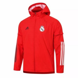 Giacca A Vento Real Madrid 2020 2021 Rosso Giacca A Vento Real Madrid 2020 2021 Rosso