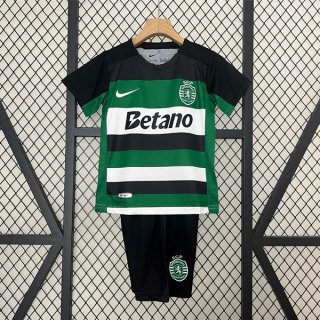 Maglia Sporting De Lisboa Home Bambino 2024 2025 Maglia Sporting De Lisboa Home Bambino 2024 2025