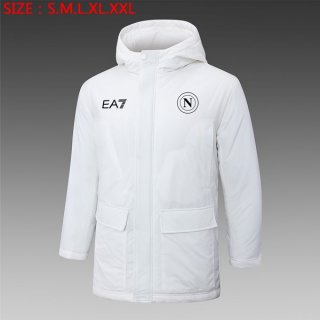 Piumino Napoli 2024 2025 Bianco Piumino Napoli 2024 2025 Bianco