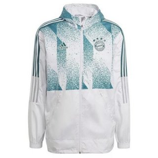 Giacca a Vento Bayern Munich 2021 2022 Bianco Giacca a Vento Bayern Munich 2021 2022 Bianco