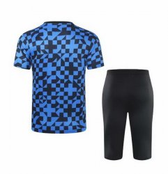 Maglia di Formazione Inter Milan Set Completo 2019 2020 Blu Nero