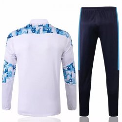 Felpa Marseille 2020 2021 Bianco Blu